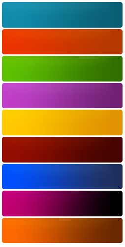 Nine Jewel Gradient Blog Headers with Rounded Borders