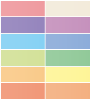 Free Blog Header Images in Plain Pastel Colors