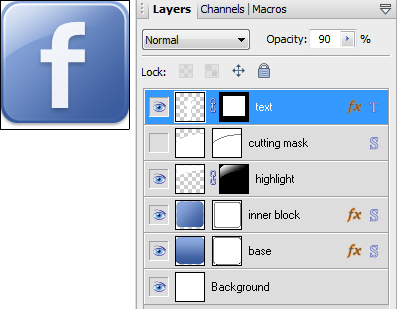 Finished Icon and PhotoPlus Layers