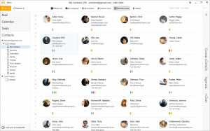 eM Client Contacts View