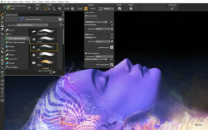 Corel Painter 2023: Fluid-Paint-Technology