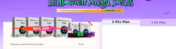 iOBit Halloween Angebot 